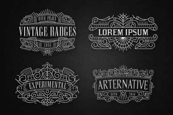 Art Deco - Vintage Badges