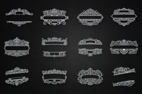 Art Deco - Vintage Badges