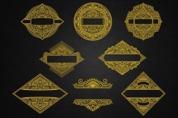 Art Deco - Vintage Badges