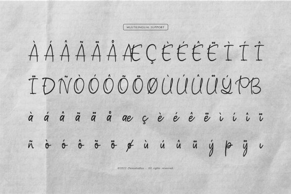 Single Flower | Script Handwritten