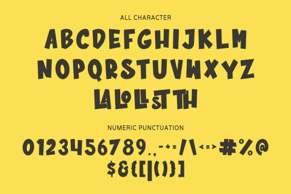 Blofust Bold Comic Display Font