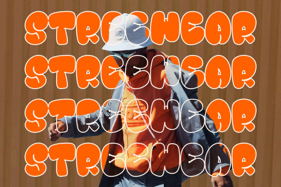 Dropdrips Bubble Display Font