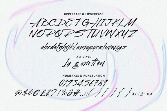 Lyomgen Pattriget Handmade Script Font