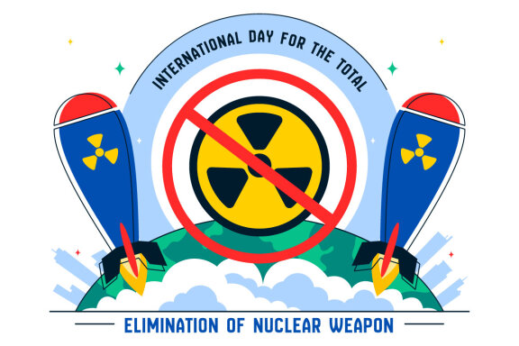 10 Total Elimination of Nuclear Weapon Illustration
