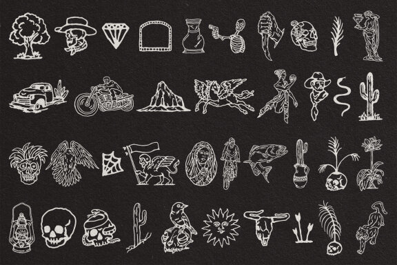 Noeha Font Handwritten + Illustrations