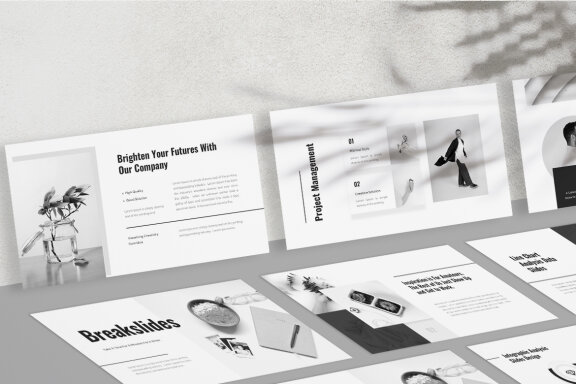 Monora - Monochrome PowerPoint Template