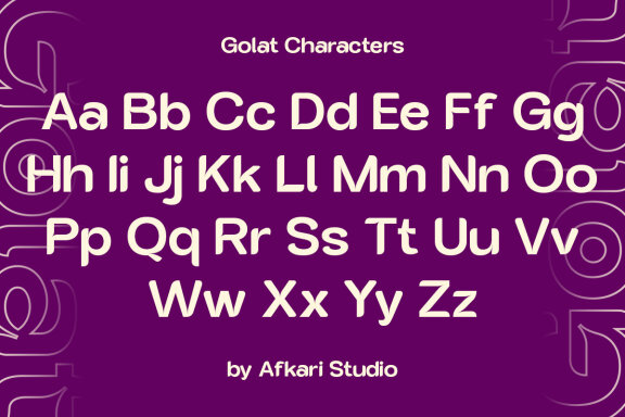 Golat - Modern Sans Serif Display Font