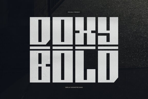 Doxy Bold | Display Geometric Sans