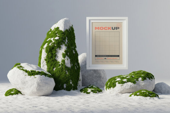Poster Mockups with Moss