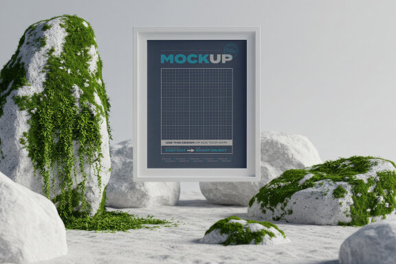 Poster Mockups with Moss