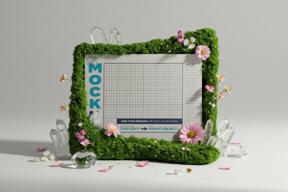 Poster Mockups with Moss