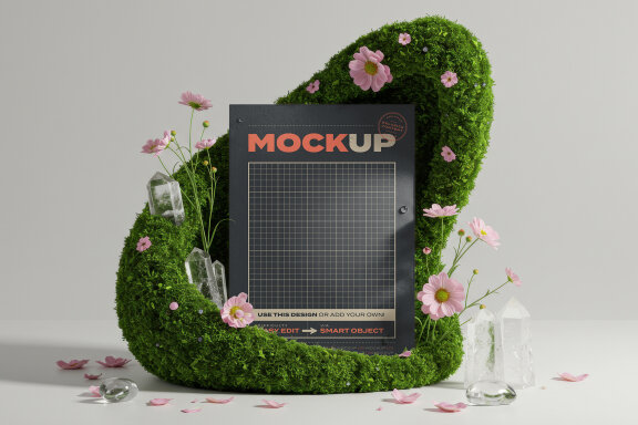 Poster Mockups with Moss