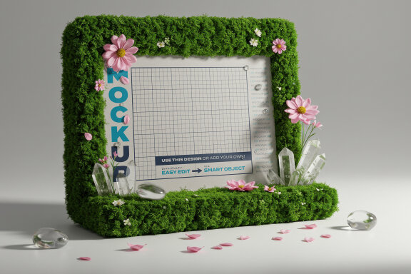 Poster Mockups with Moss