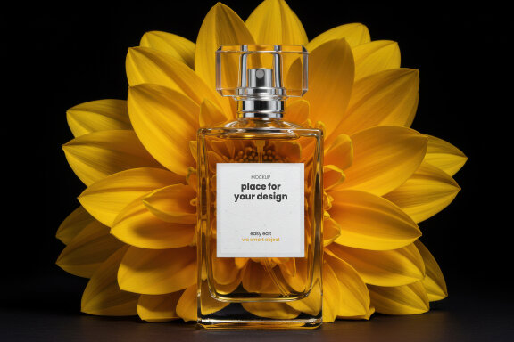 Perfume Eau de Toilette Label Mockups