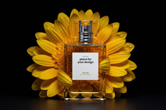 Perfume Eau de Toilette Label Mockups