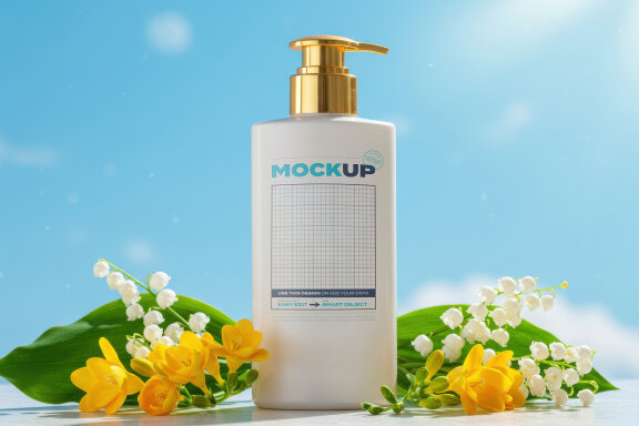 Product Bottles Packaging Mockups