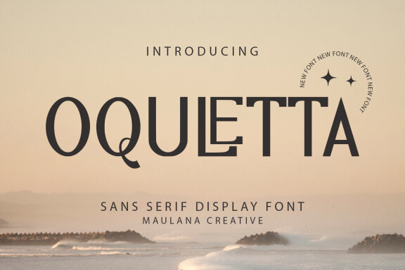 Oquletta Sans Display Font