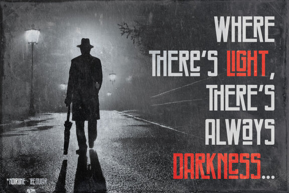 Noirline Modern Label Font