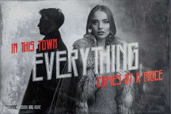 Noirline Modern Label Font