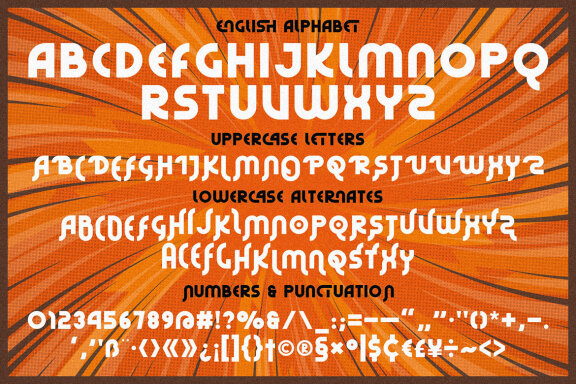 Retro Rush - Bold Display Font