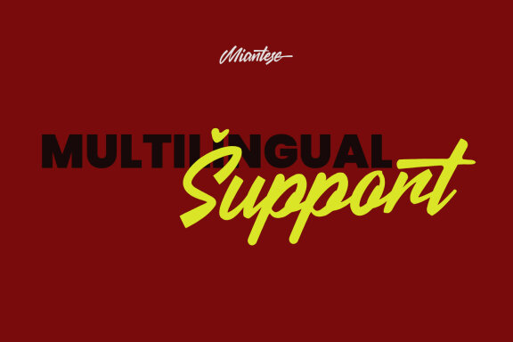 Miantese Handmade Script Font