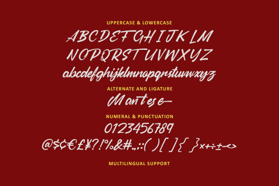 Miantese Handmade Script Font
