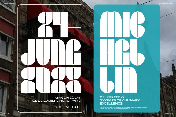 Manke Larky | Bold Display Sans