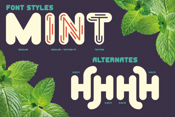 Spearmint - Original Display Font