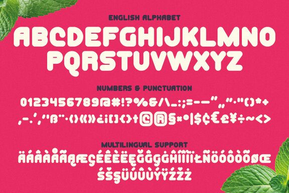 Spearmint - Original Display Font
