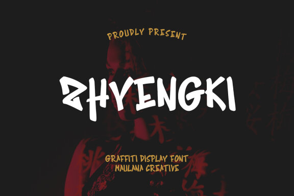 Zhyengki Graffiti Display Font