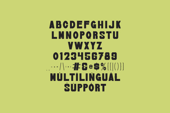 Zocce Sans Serif Display Font