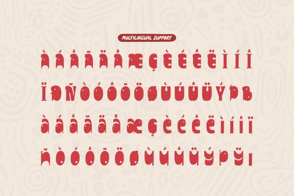 Dotcha Rounde | Fun Hand Drawn Font