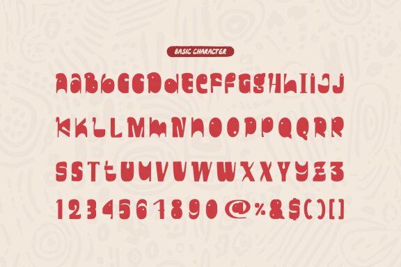 Dotcha Rounde | Fun Hand Drawn Font