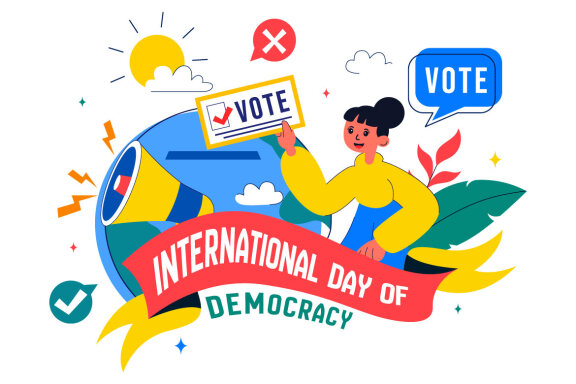 10 Day of Democracy Illustration