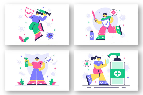 11 Antibacterial Practices Illustration