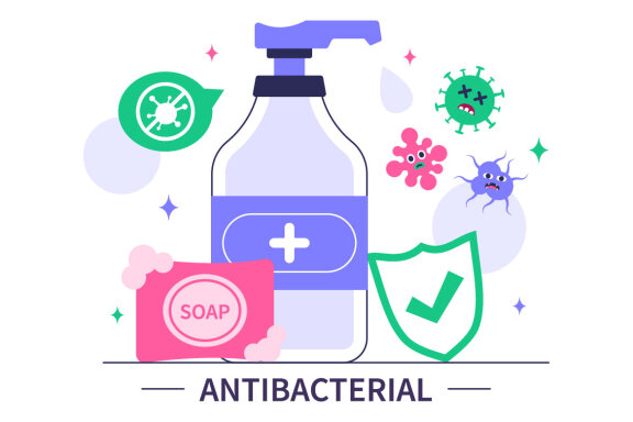 11 Antibacterial Practices Illustration