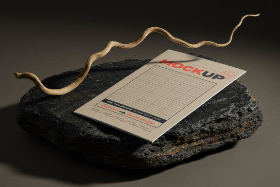 Print Editorial Elements Mockups