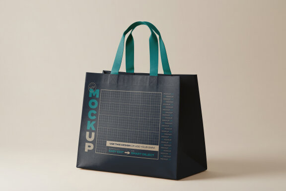 Tote Fabric Market Bag Mockups