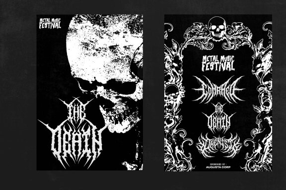 Mikrion | Black Metal Font