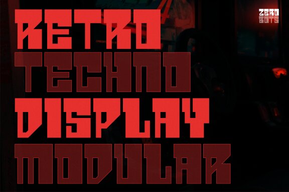 Zero Bots | Techno Retro Display