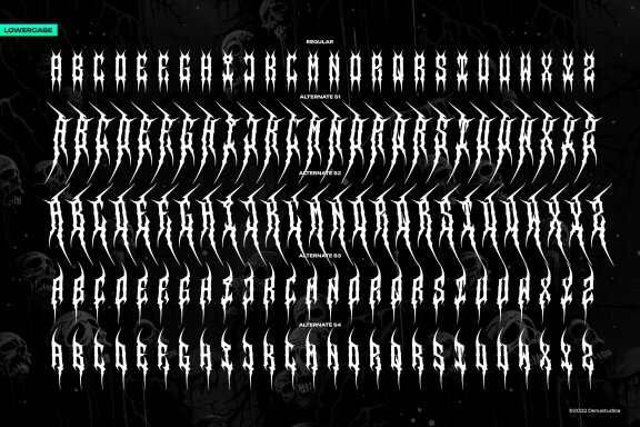 Darkpulse | Black Metal Font