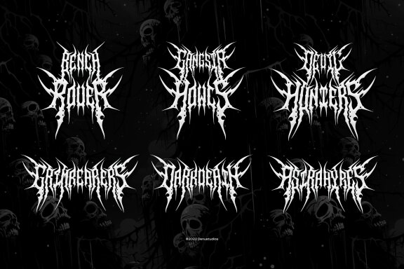 Darkpulse | Black Metal Font