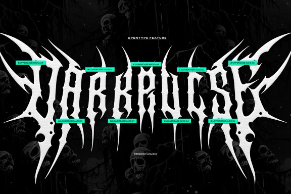 Darkpulse | Black Metal Font