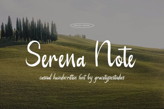 Serena Note | Casual Handwritten Font