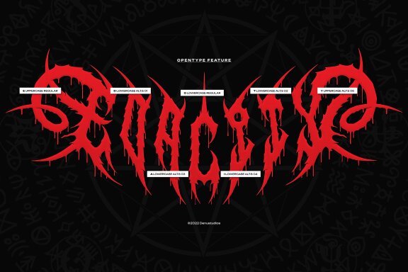 Minotor | Black Metal Font