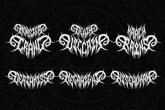 Minotor | Black Metal Font