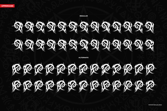 Minotor | Black Metal Font