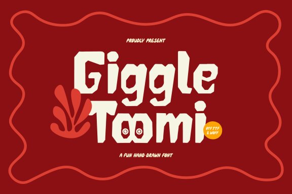 Giggle Toomi | Fun Hand Drawn Font