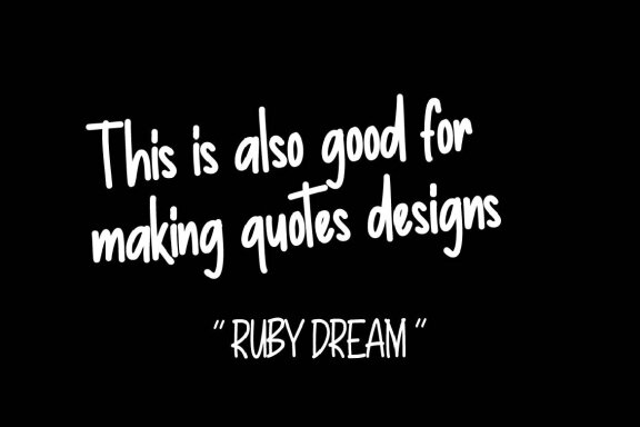 Ruby dreams 