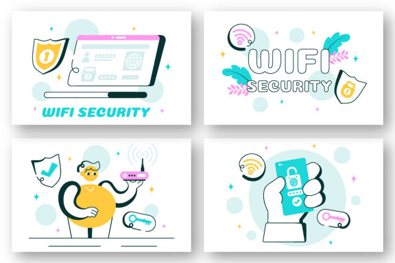 10 WiFi Security Wireless Technology Illustration